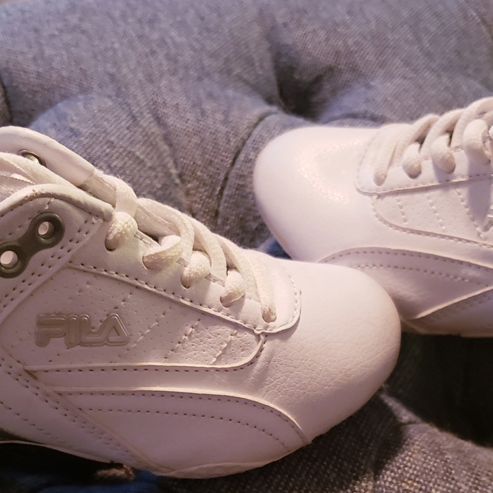 Cheer competition fila sneakers!